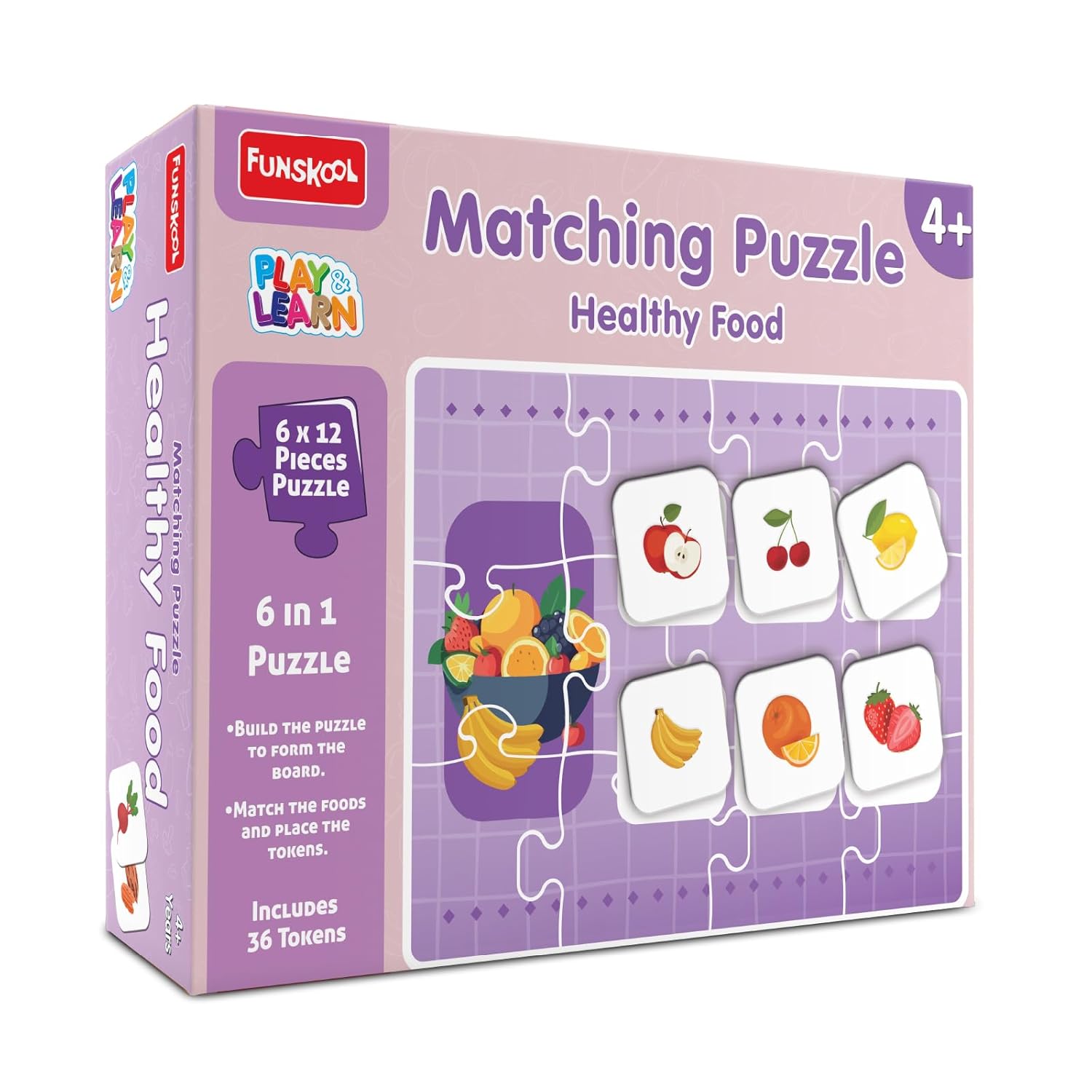 Funskool Matching Puzzle - Food