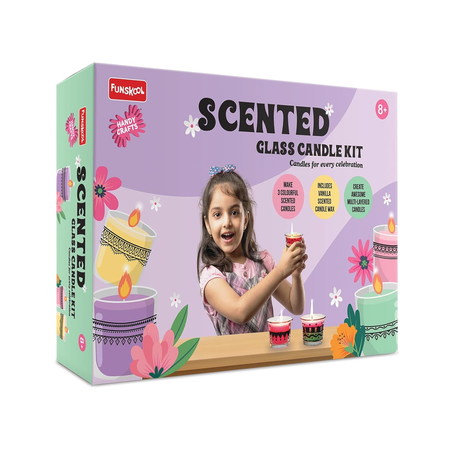 Funskool Scented Glass Candle Kit