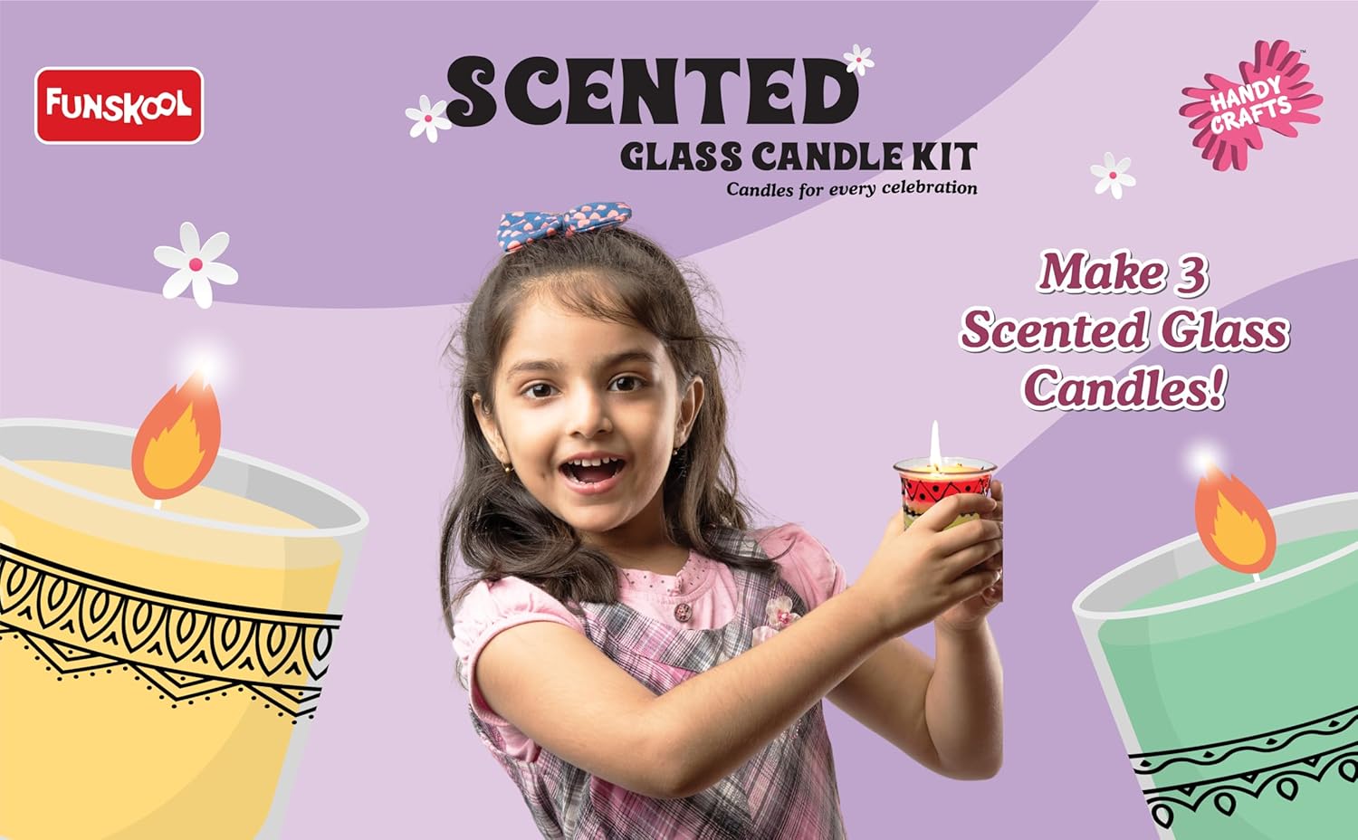 Funskool Scented Glass Candle Kit