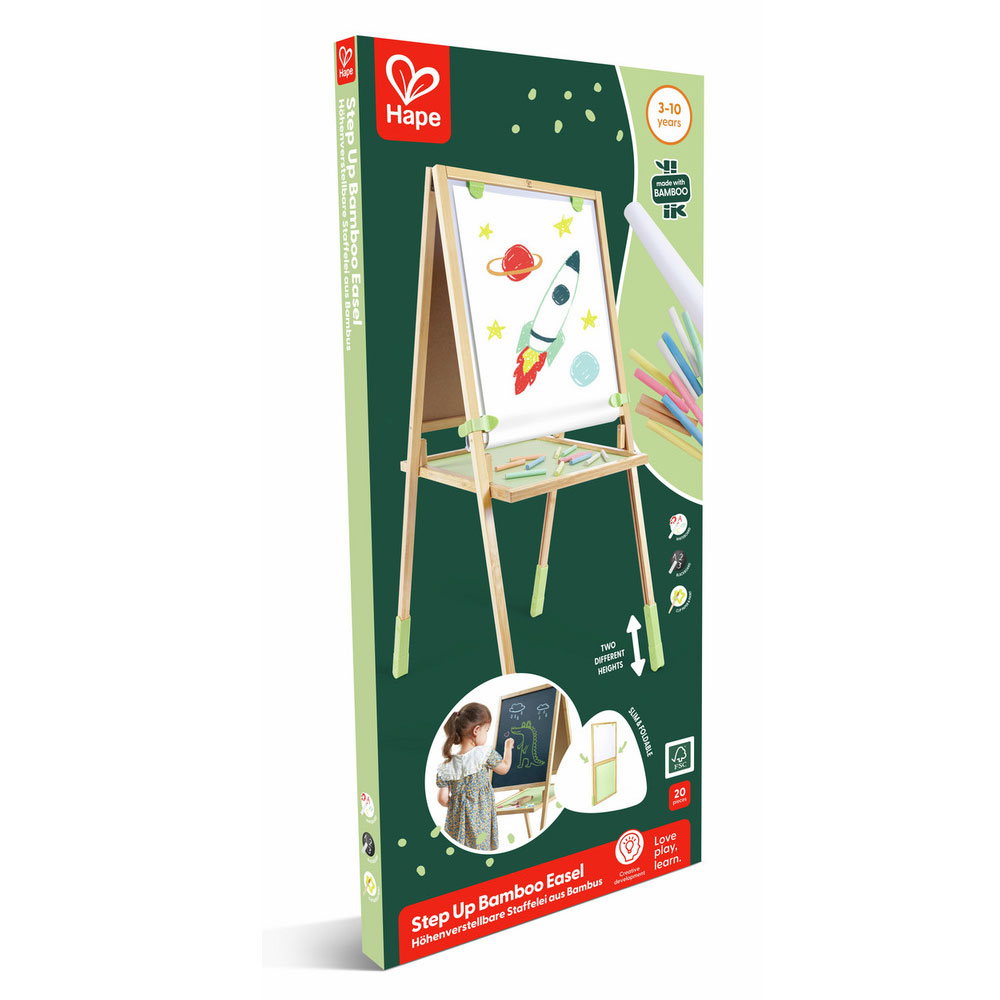 Hape Step Up Bamboo Easel