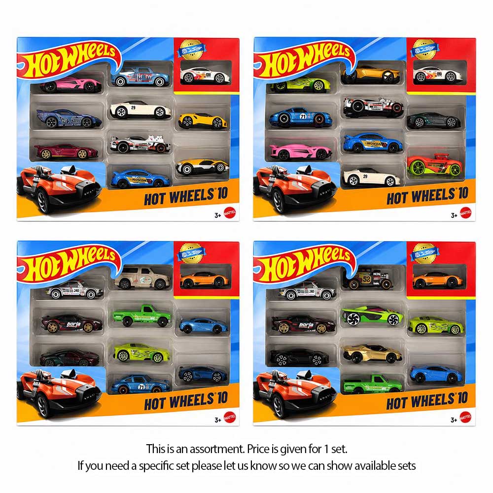 Hot Wheels 10-Car Pack Asst.