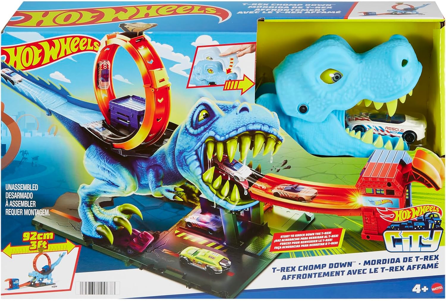 Hot Wheels Hw City Trex Chomp Down