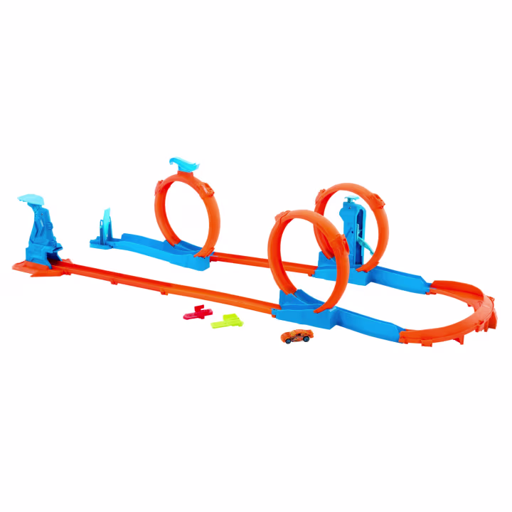 Hot Wheels Track Creator Triple Loop Kit