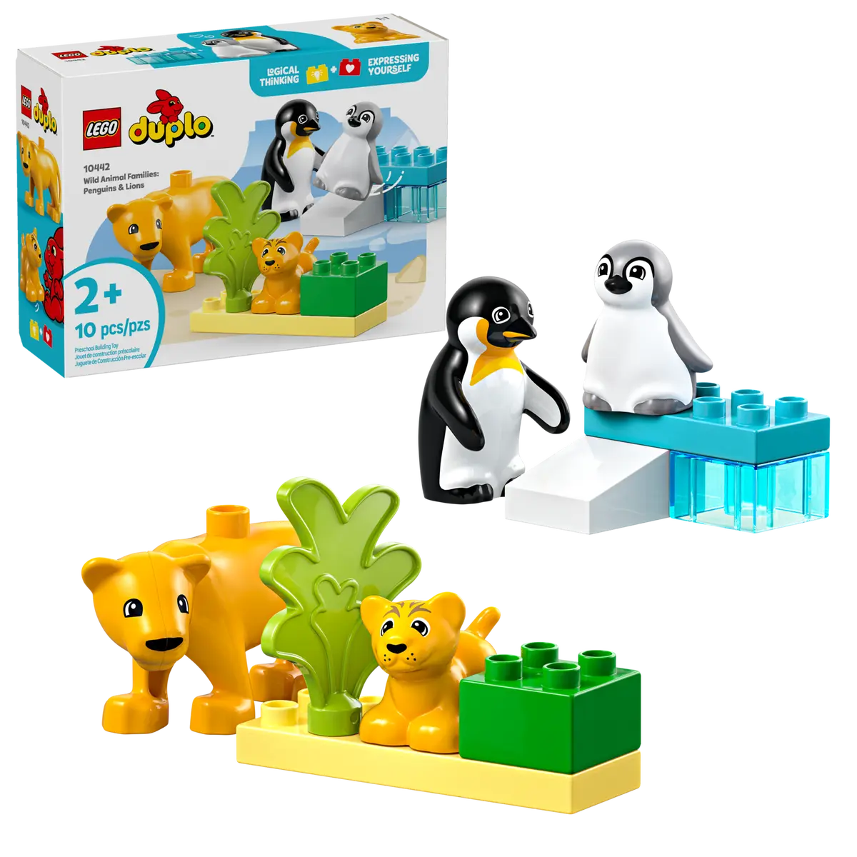 Lego Duplo Wild Animal Families Penguins & Lions