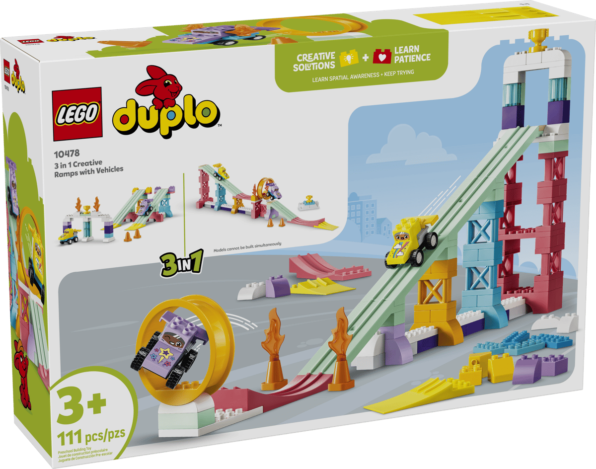 Lego Duplo 3 in 1 Creative Ramps with V