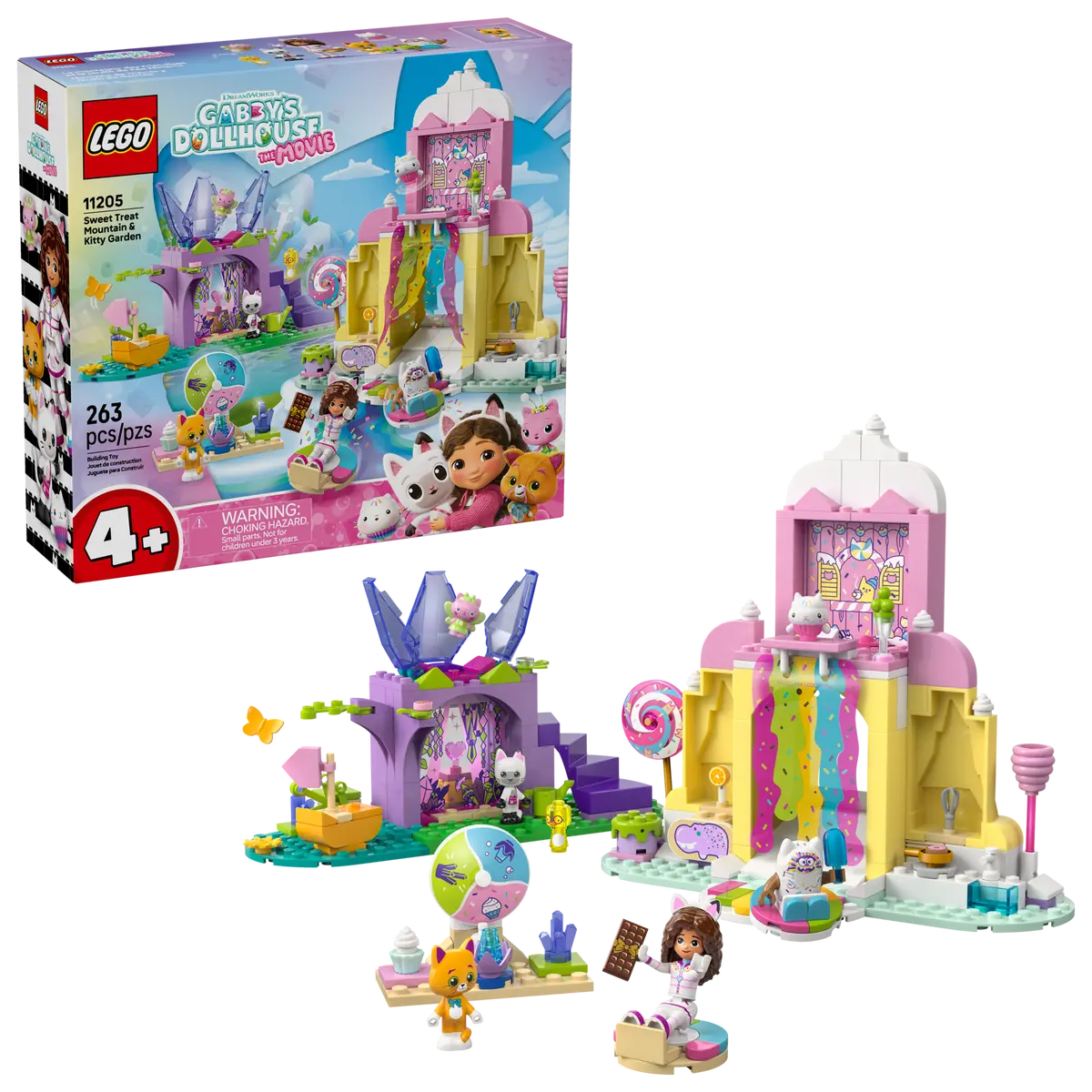 Lego Gabby's Dollhouse Sweet Treat Mountain & Kitty Garden