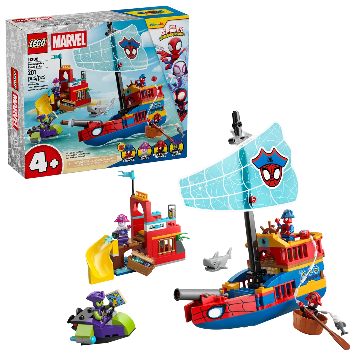 Lego Marvel Team Spidey Pirate Ship