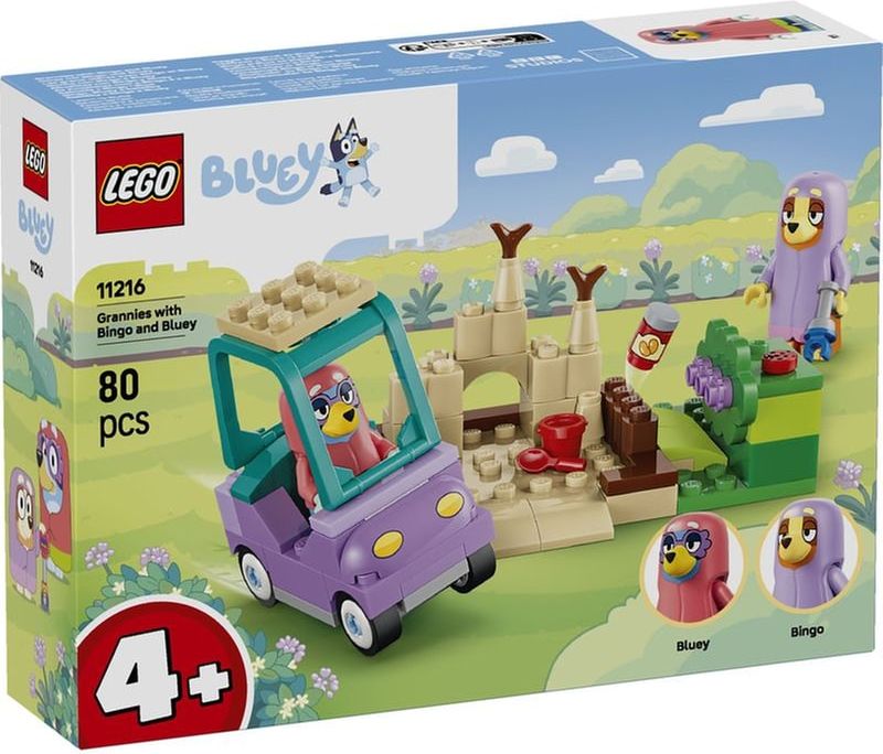Lego Bluey Grannies with Bingo and Bluey