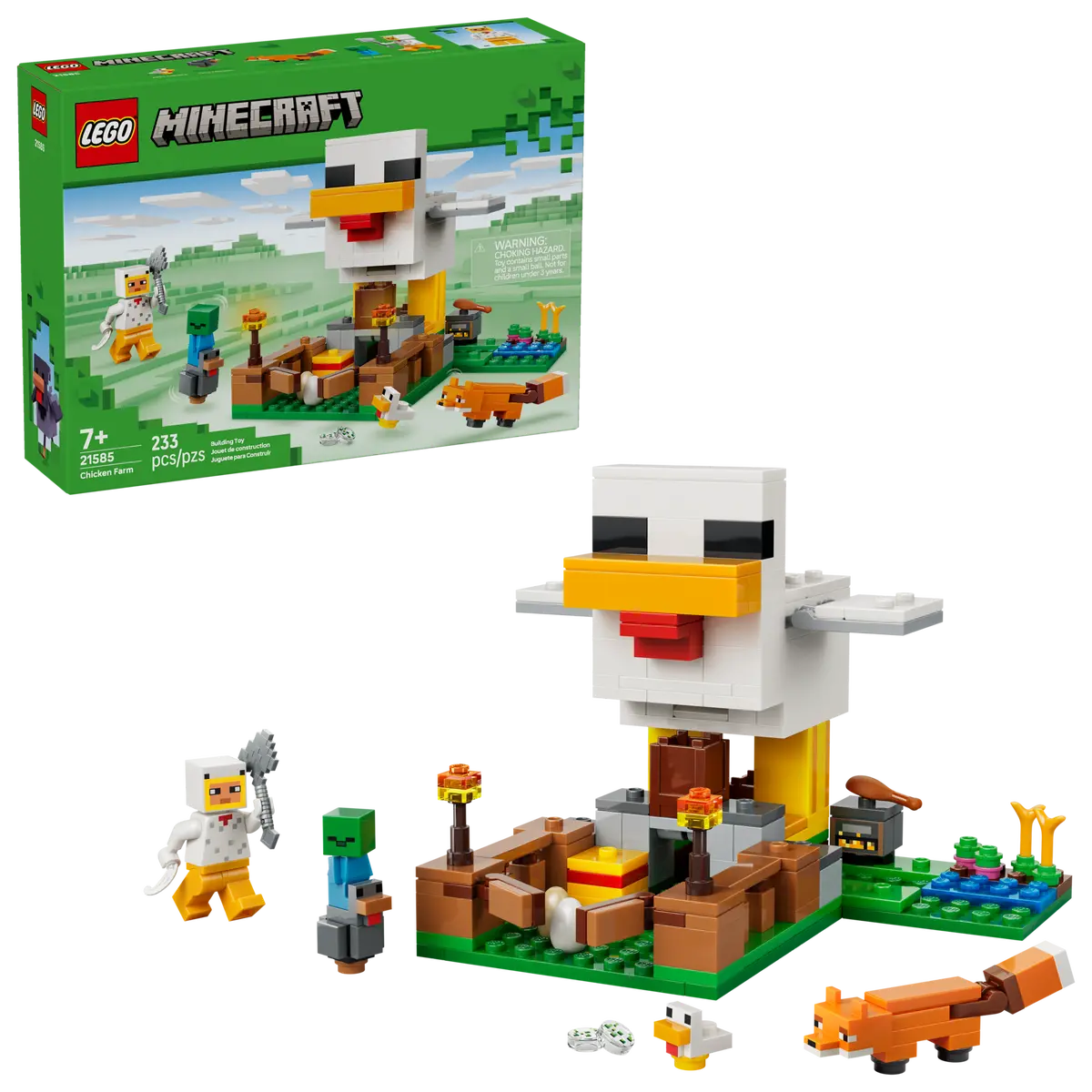 Lego Minecraft Chicken Farm