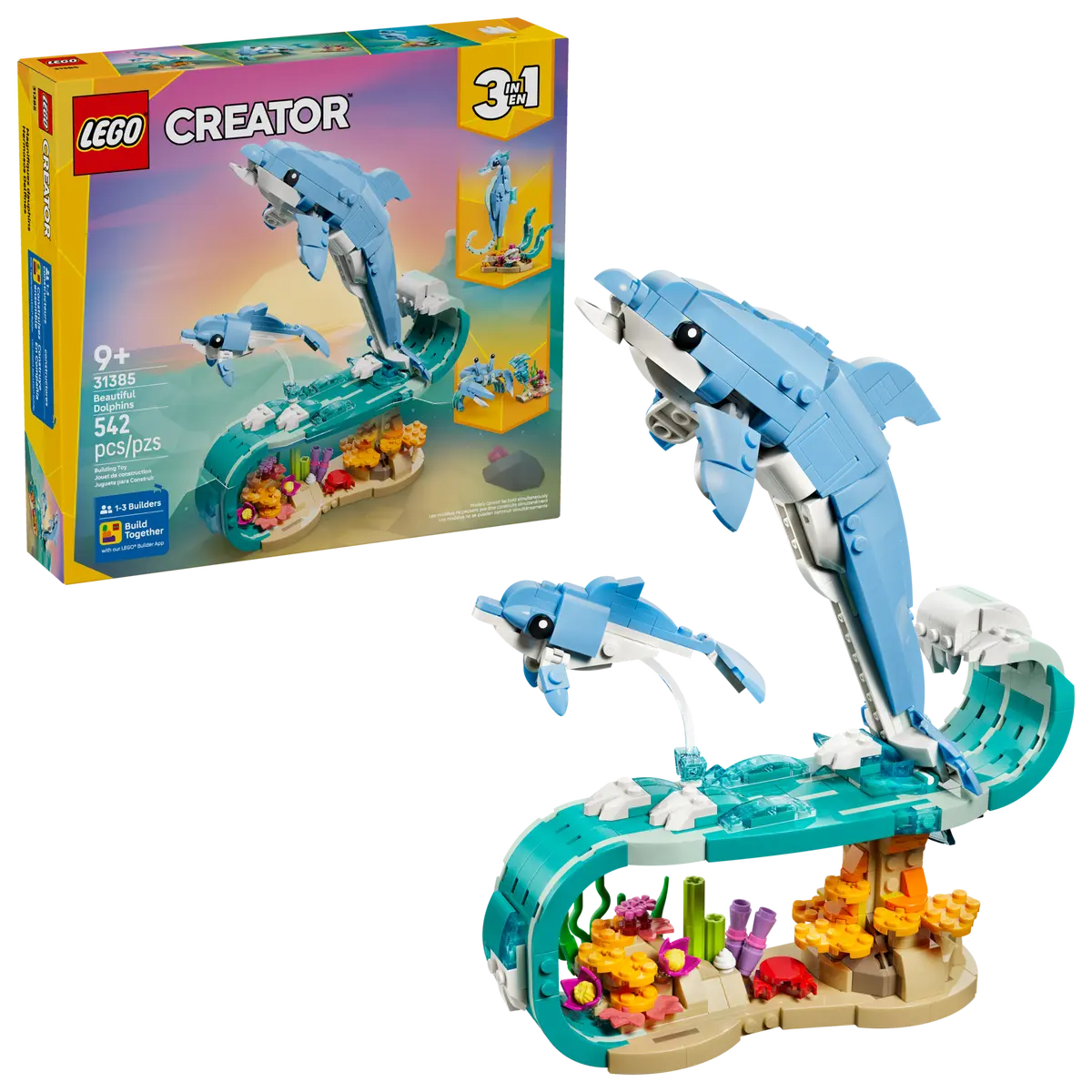 Lego Creator Sea Animals Beautiful Dolphins