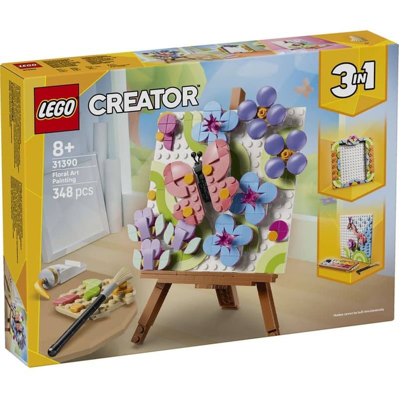 Lego Creator Floral Art Decor Painting