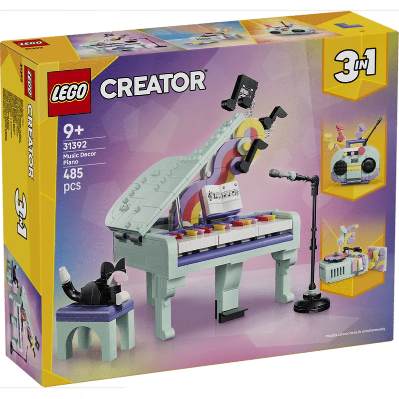 Lego Creator Music Decor Piano With Cat
