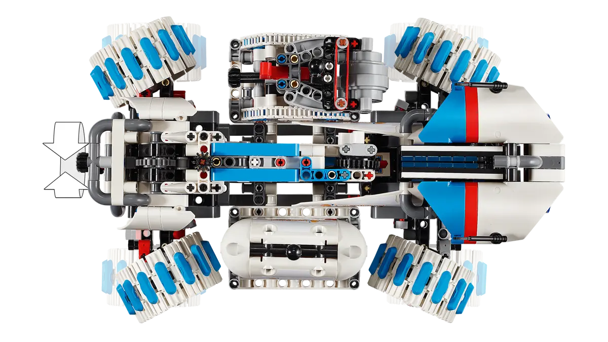 Lego Technic Lunar Outpost Moon Rover Space Vehicle