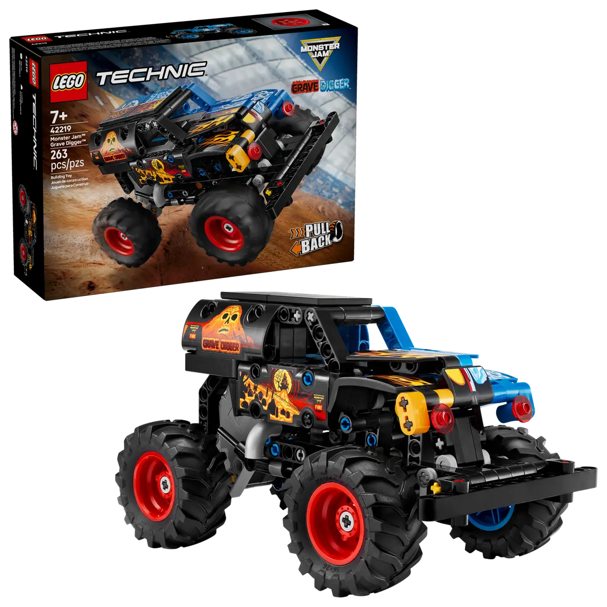 Lego Technic Monster Jam‚ Grave Digger‚ Fire and Ice