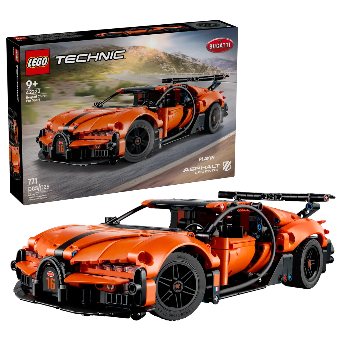 Lego Technic Bugatti Chiron Pur Sport Hypercar