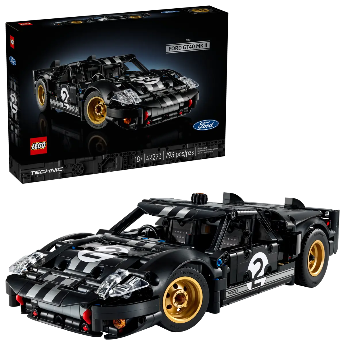Lego Technic 1966 Ford GT40 MKII Race Car