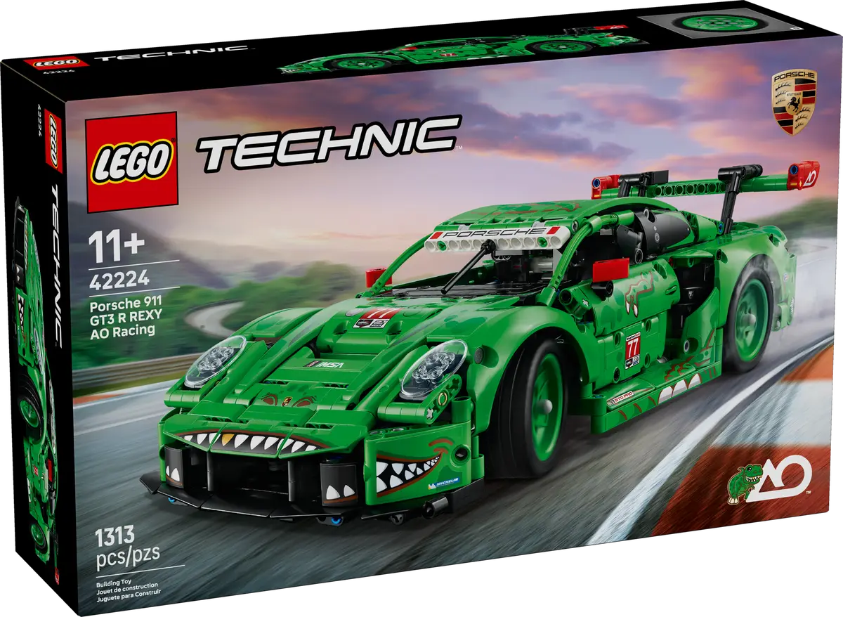 Lego Technic Porsche 911 GT3 R Rexy AO Racing Car