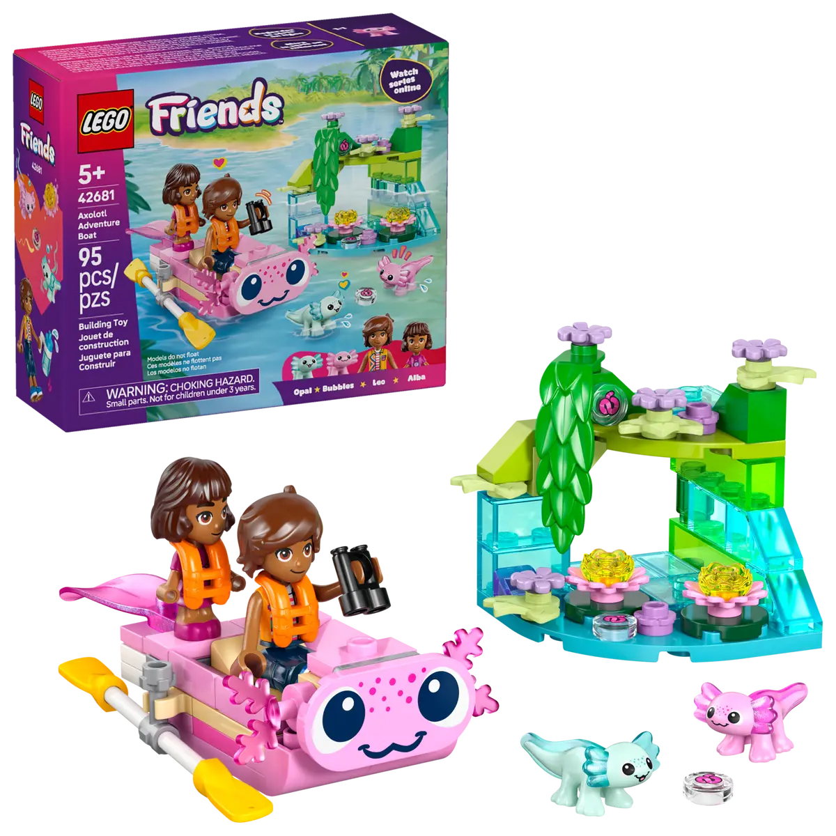 Lego Friends Axolotl Adventure Boat