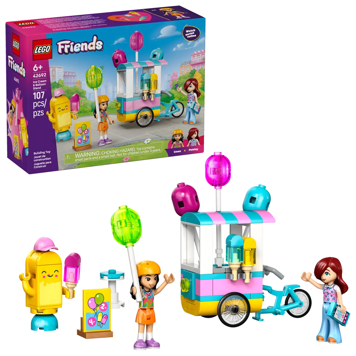 Lego Friends Ice Cream & Balloon Stand
