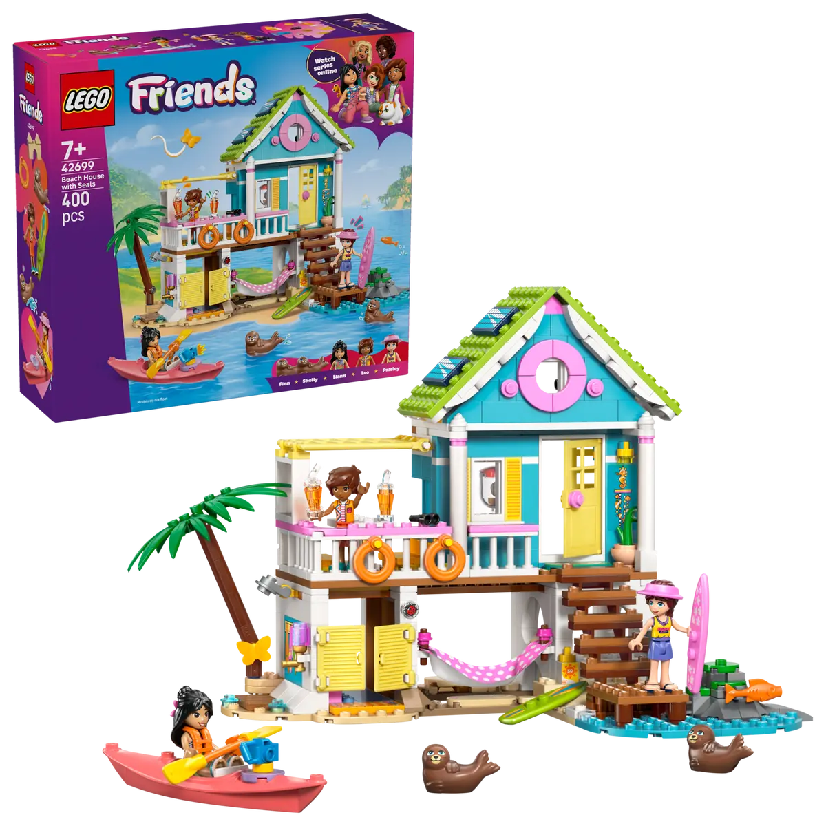 Lego Friends Beach House with Seals
