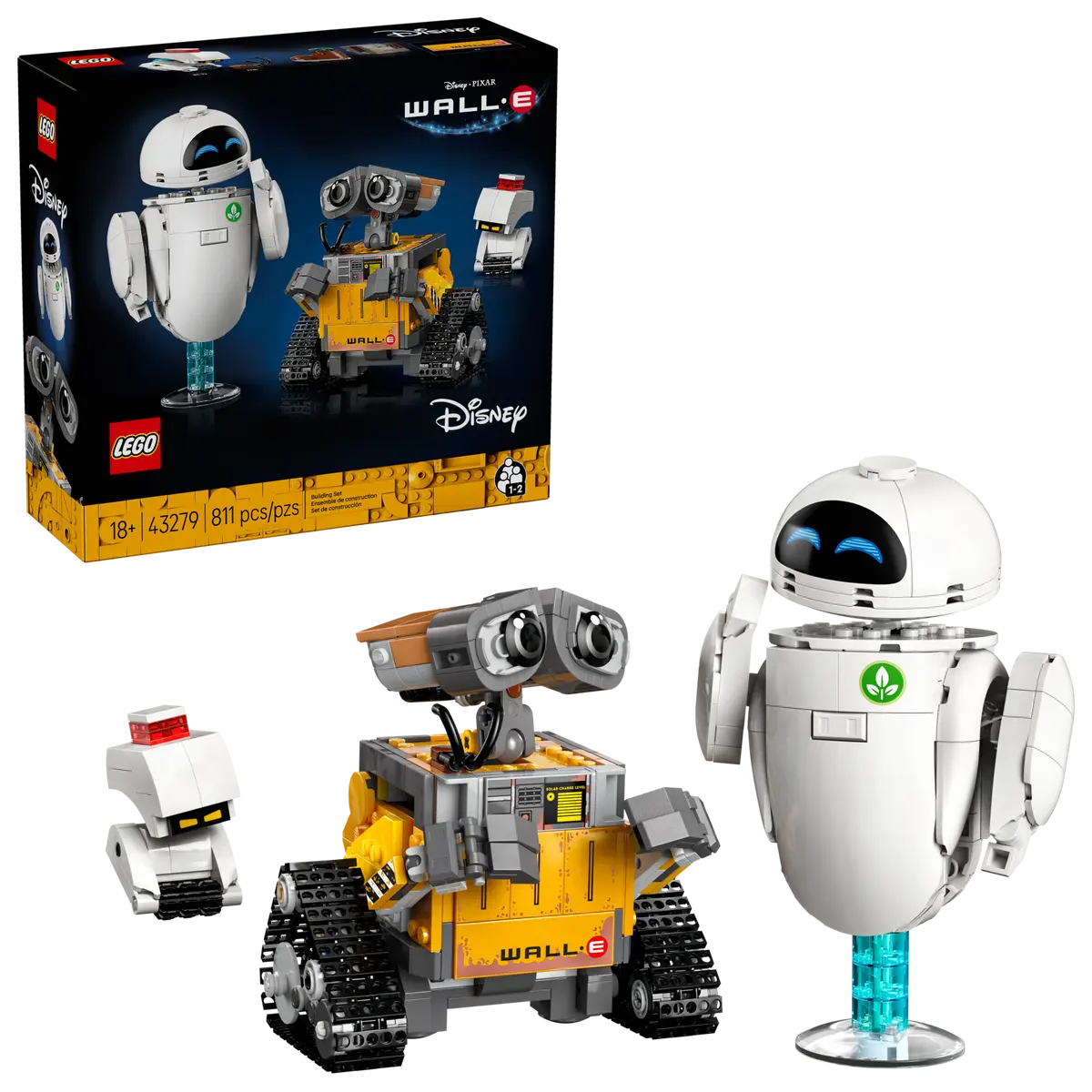 Lego Pixar WALL-E and EVE
