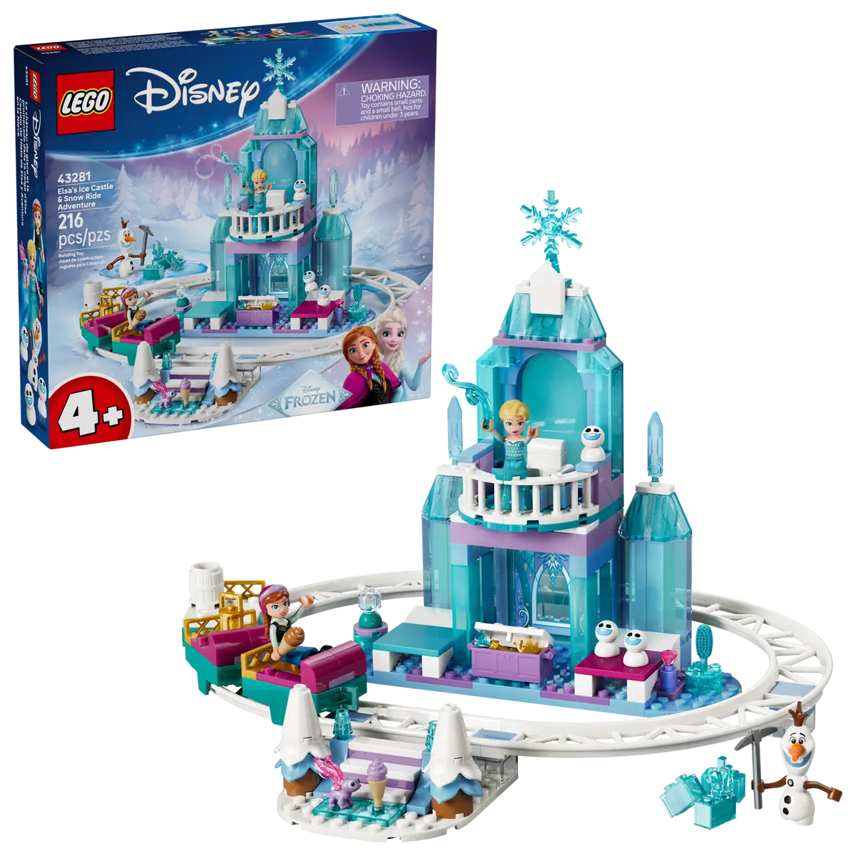 Lego Disney Elsa's Ice Castle & Snow Ride Adventure