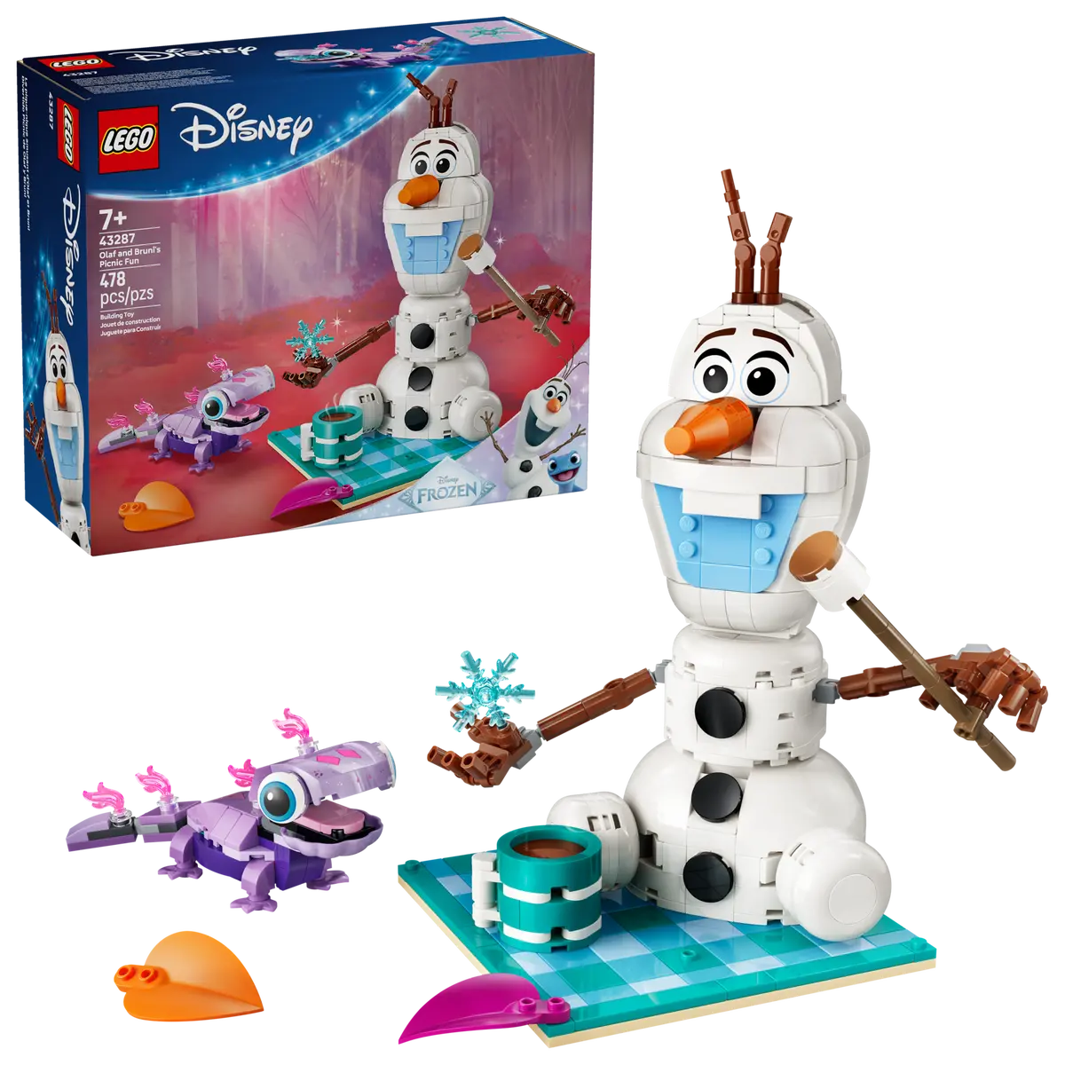 Lego Disney Olaf and Bruni Picnic Fun