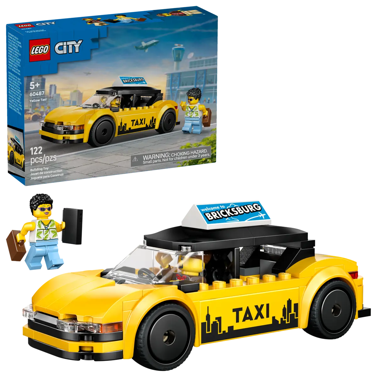 Lego City Yellow Taxi