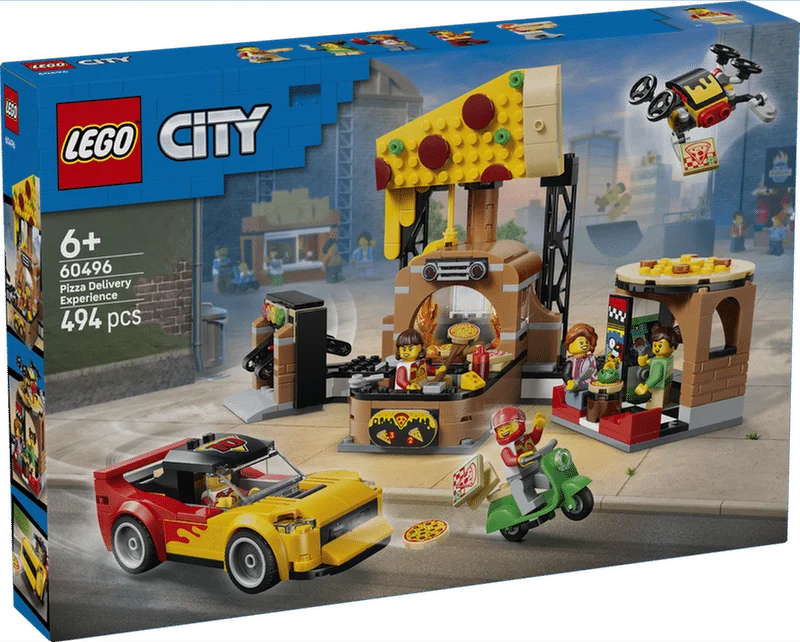 Lego City Pizza Delivery Experience With Vehicles