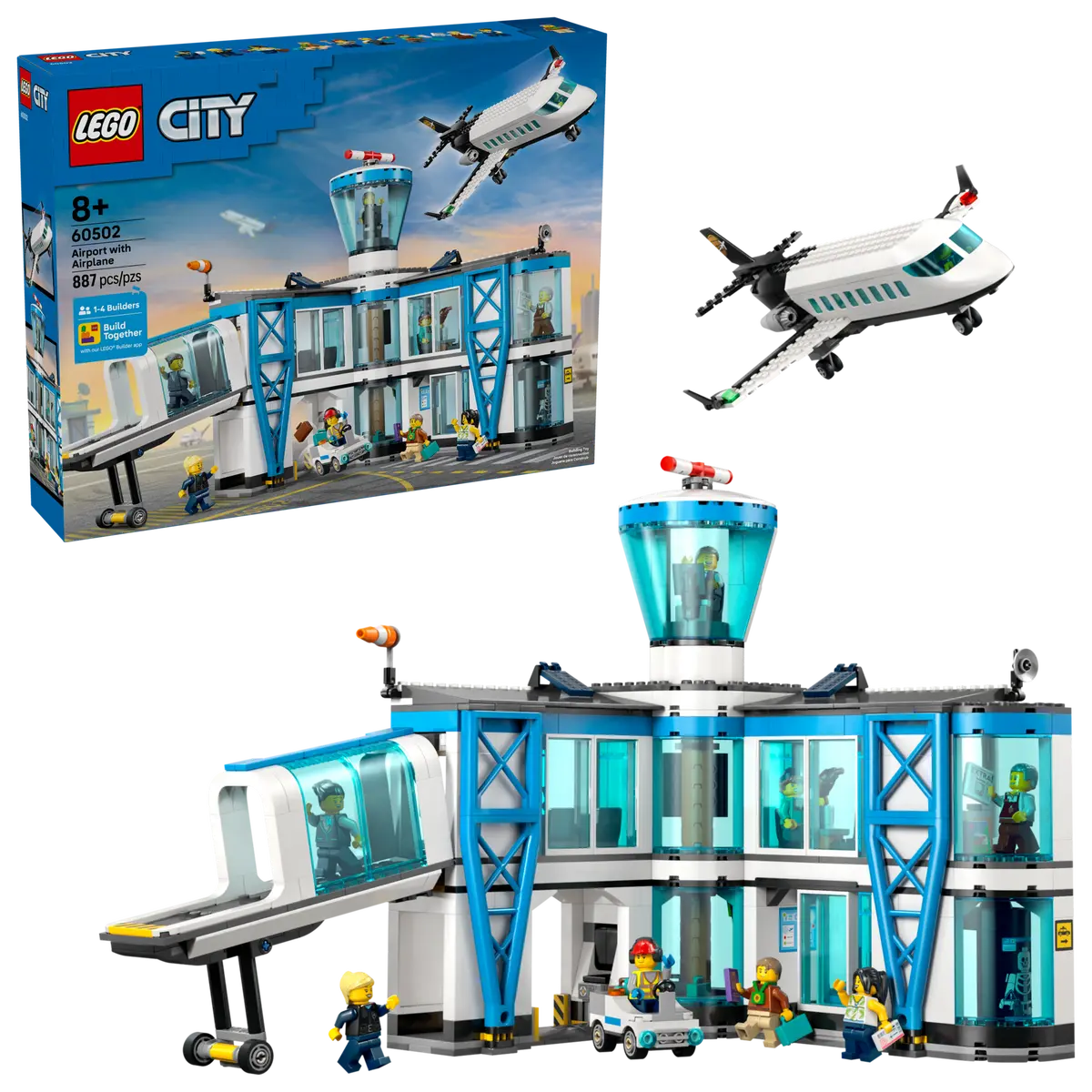 Lego City Airport with Airplane
