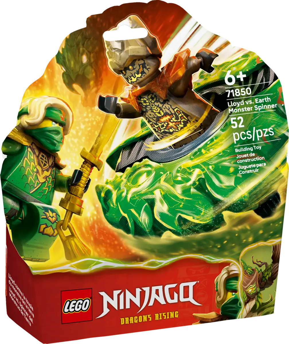 Lego Ninjago Lloyd vs. Earth Monster Spinner