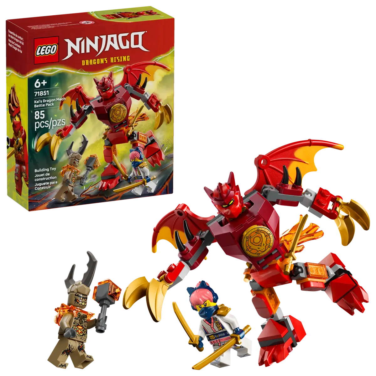 Lego Ninjago Kai's Dragon Mech Battle Pack