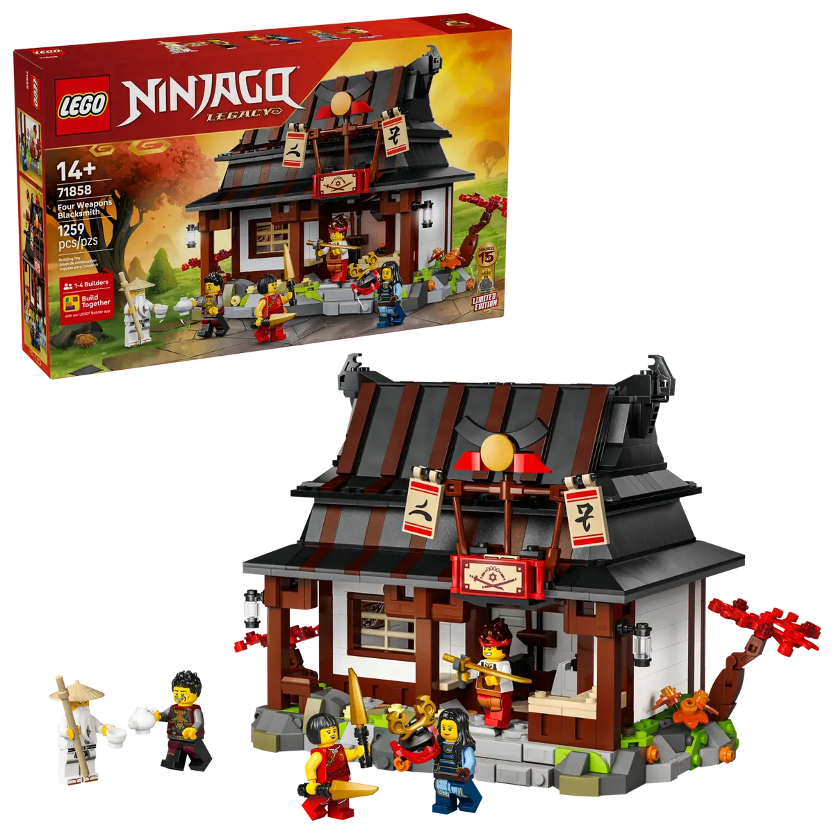 Lego Ninjago Four Weapons Blacksmith 15th Anniversary