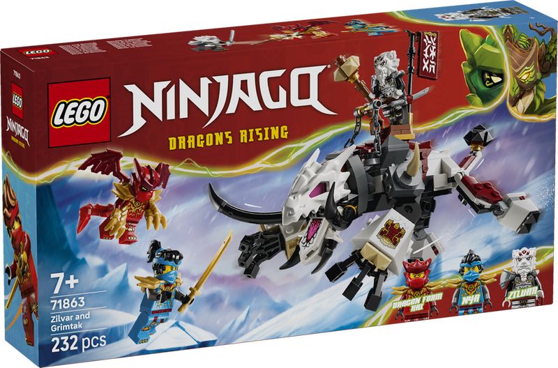 Lego Ninjago Zilvar And Grimtak The Dragon Beast