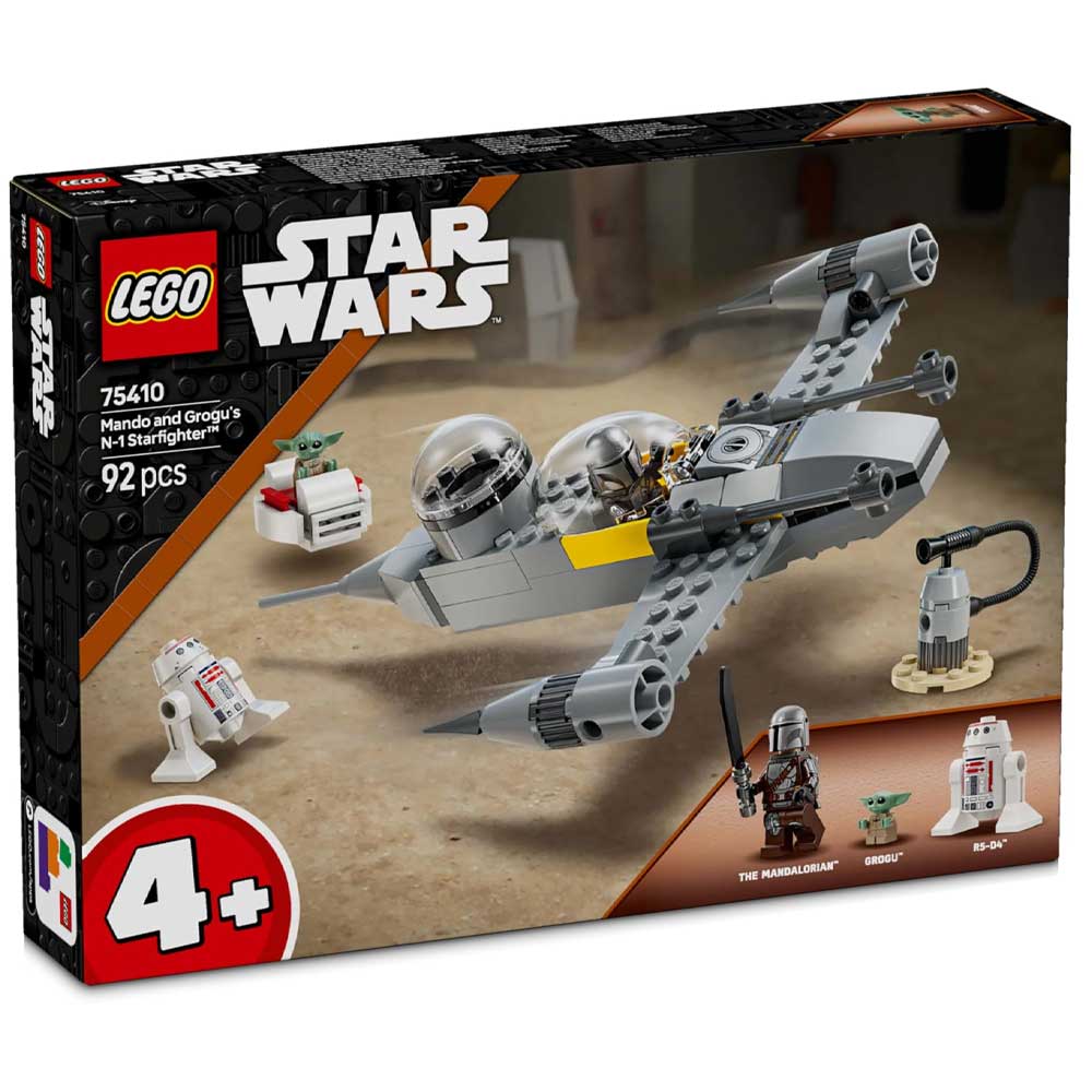 Lego Star Wars Mando and Grogu's N-1 Starfighter