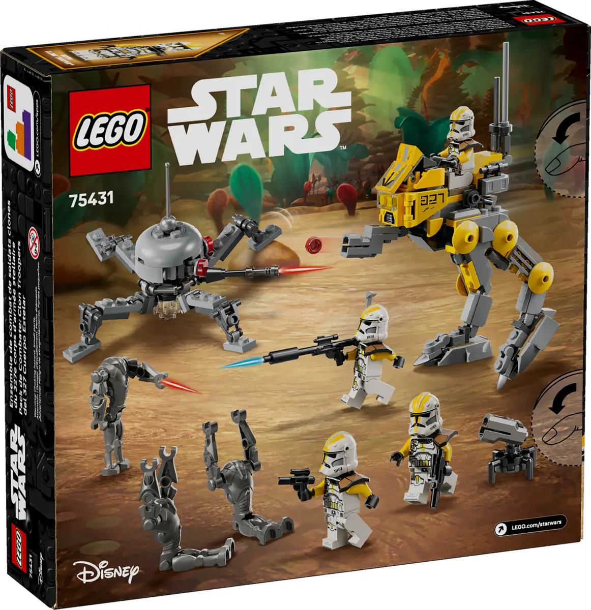 Lego Star Wars 327th Star Corps Clone Troopers Battle Pack