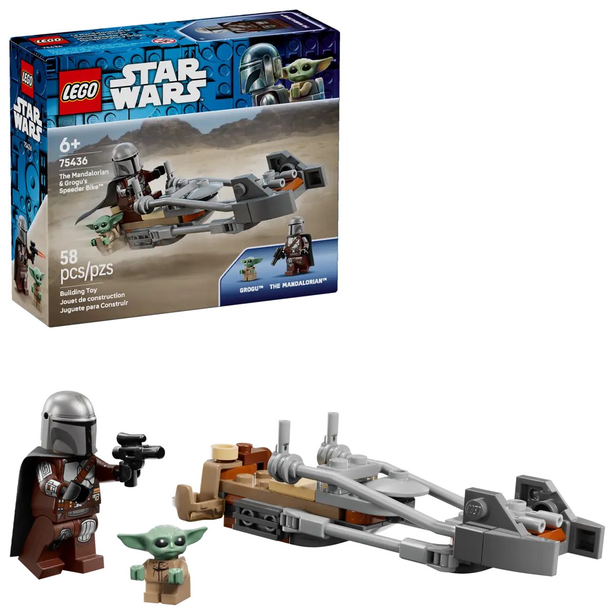 Lego Star Wars The Mandalorian & Grogu's Speeder Bike