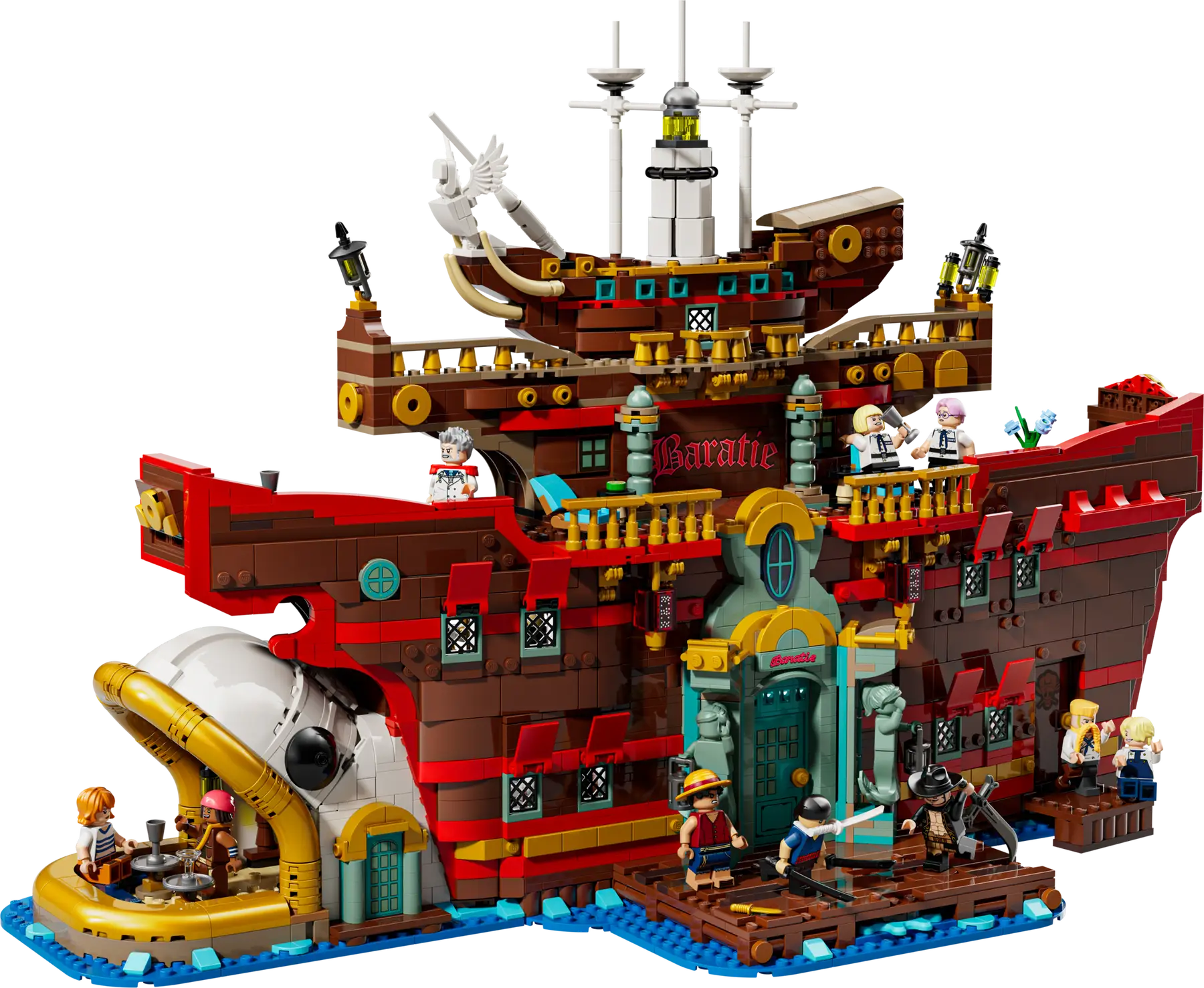 Lego One Piece The Baratie Floating Restaurant
