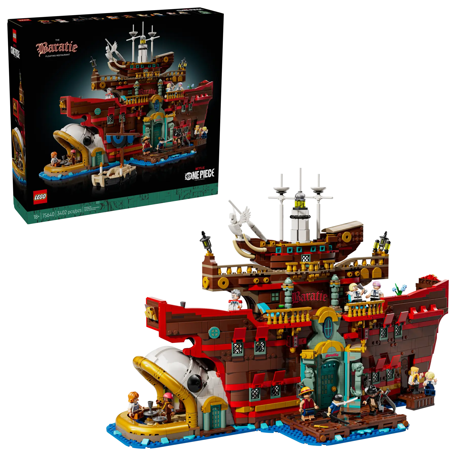Lego One Piece The Baratie Floating Restaurant