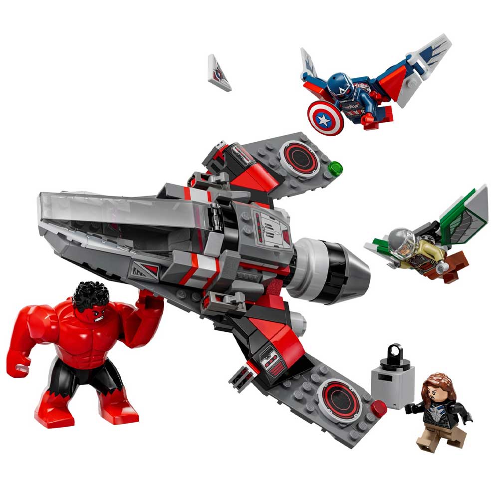Lego Marvel Captain America vs. Red Hulk Battle