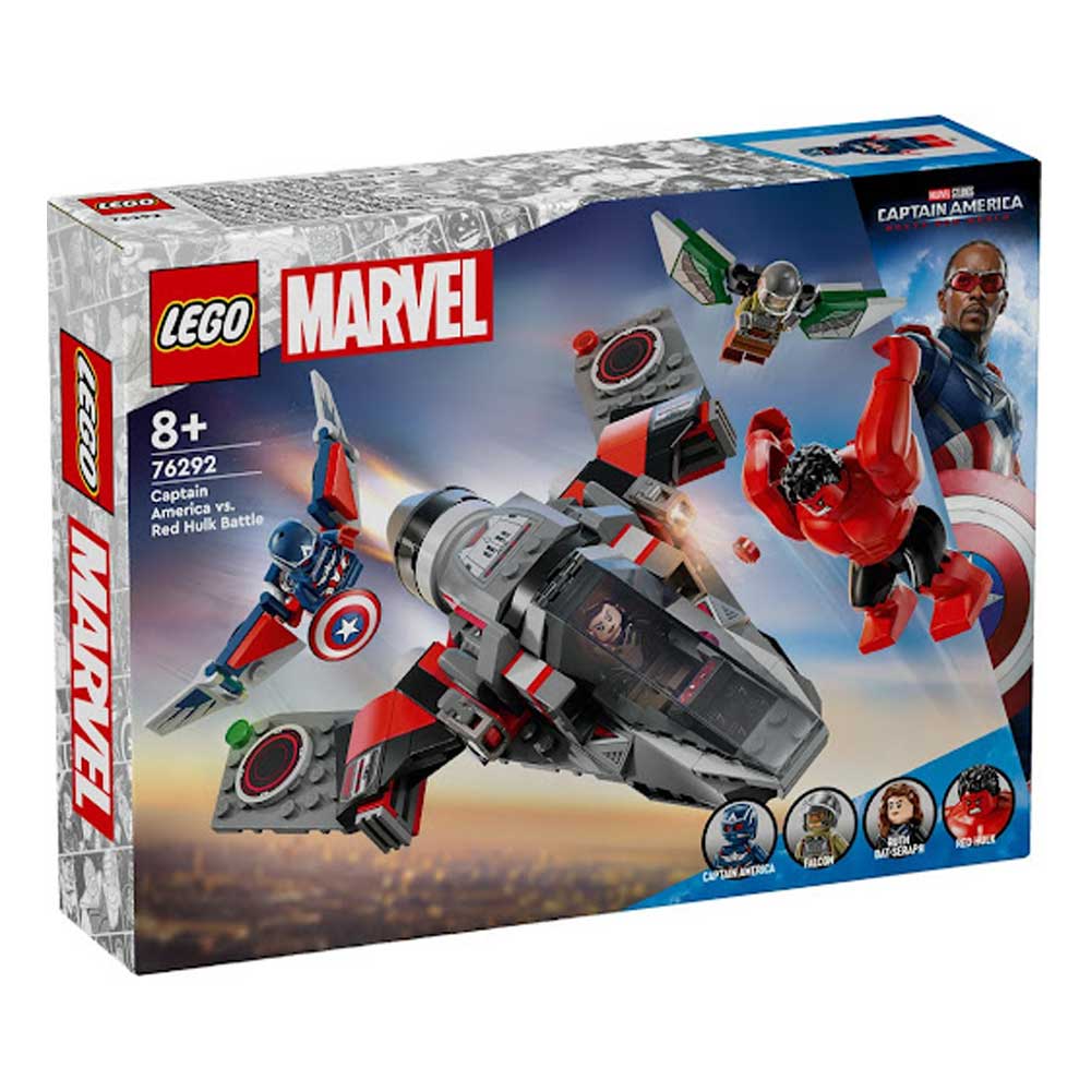 Lego Marvel Captain America vs. Red Hulk Battle