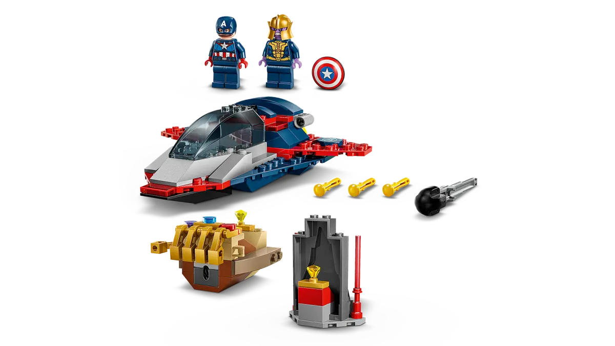 Lego Marvel Captain America vs Thanos