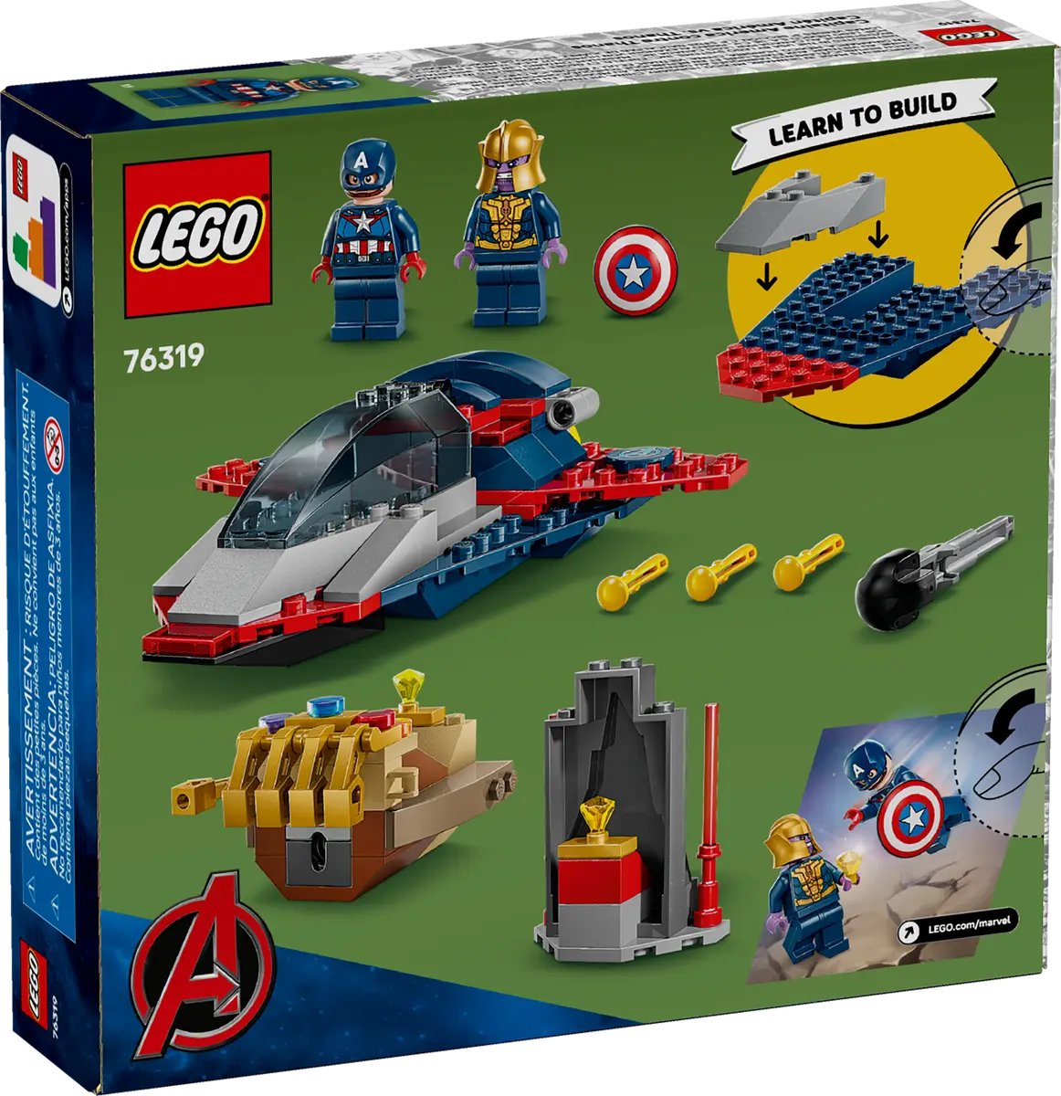 Lego Marvel Captain America vs Thanos