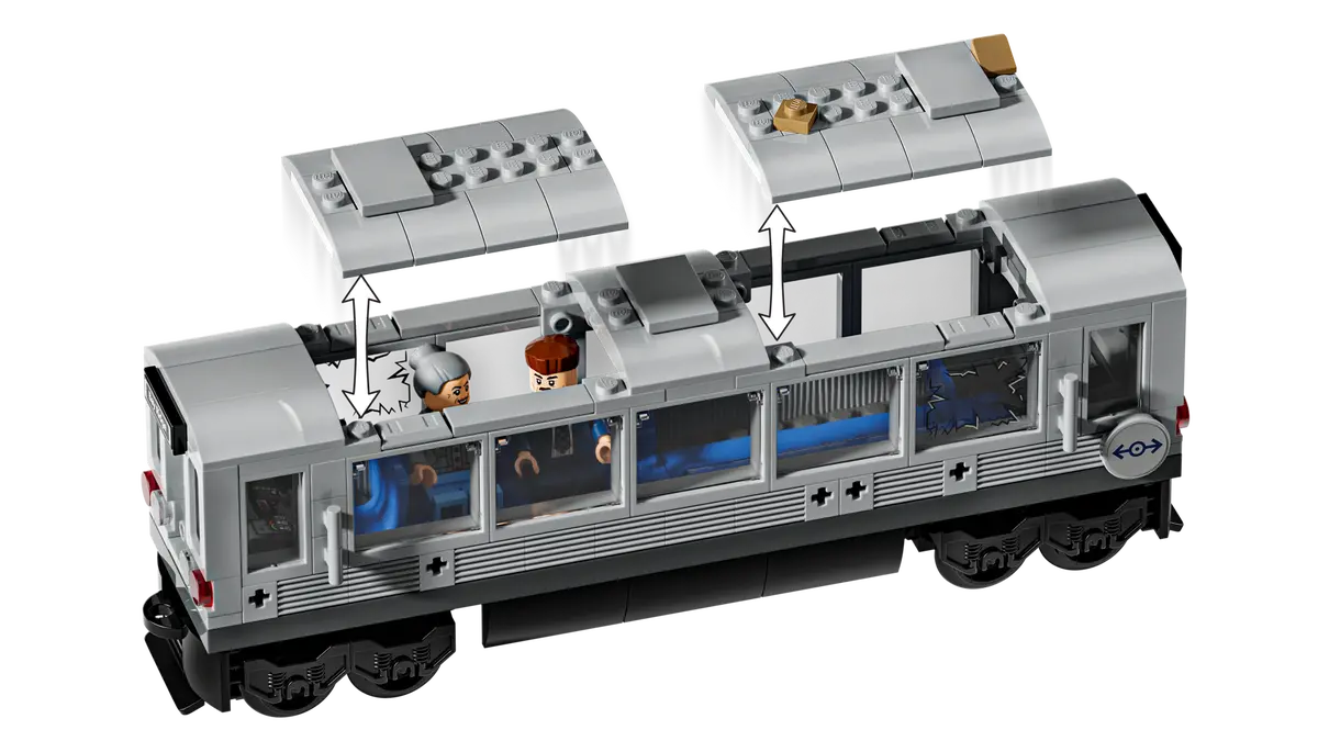 Lego Marvel Spider-Man vs Doc Ock Subway Train Scene