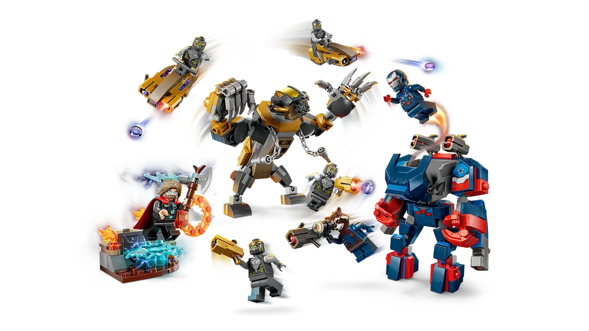 Lego Marvel Avengers - Endgame Thor vs Chitauri