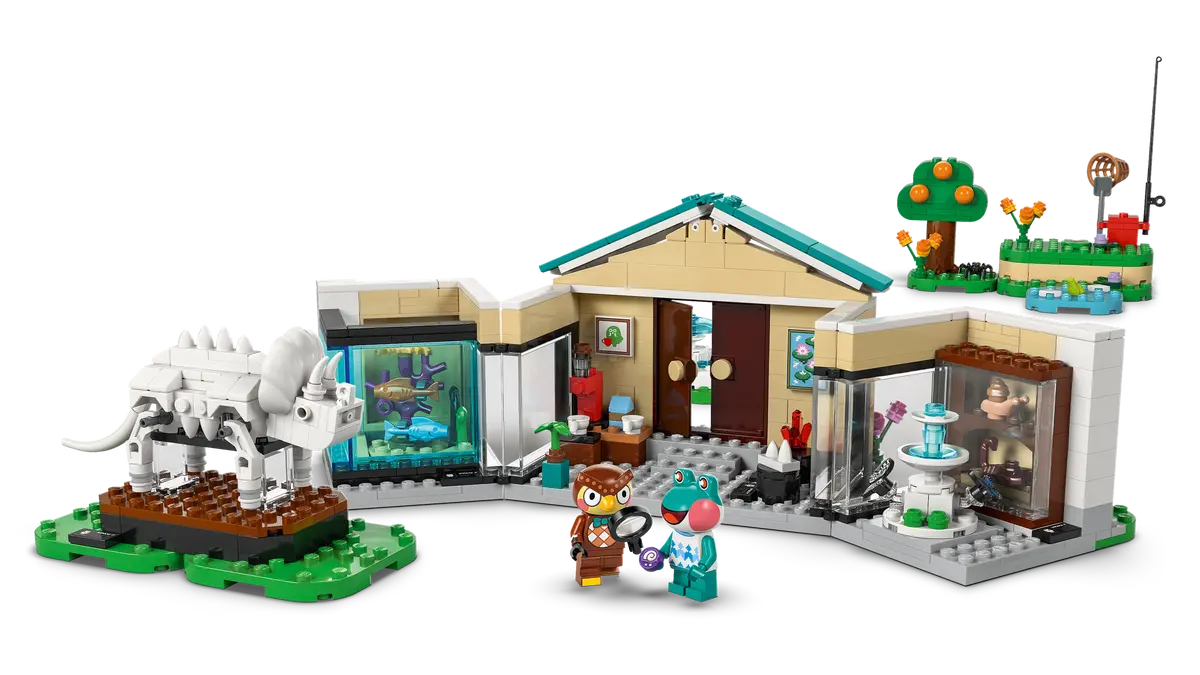 Lego Animal Crossing Blathers’s Museum Collection