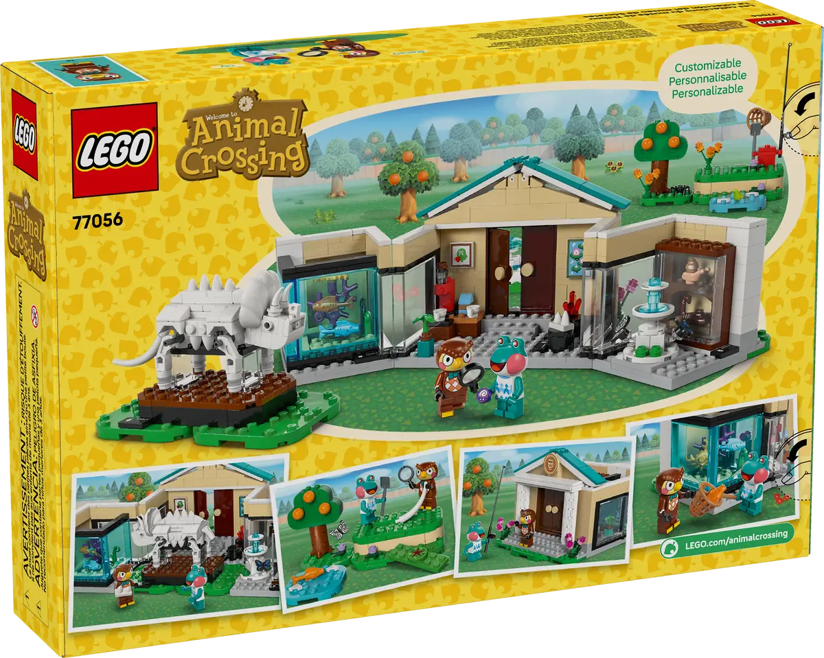 Lego Animal Crossing Blathers’s Museum Collection