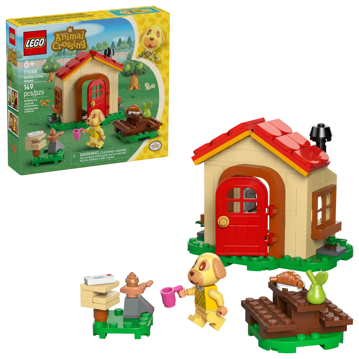 Lego Animal Crossing Goldie’s Cozy House