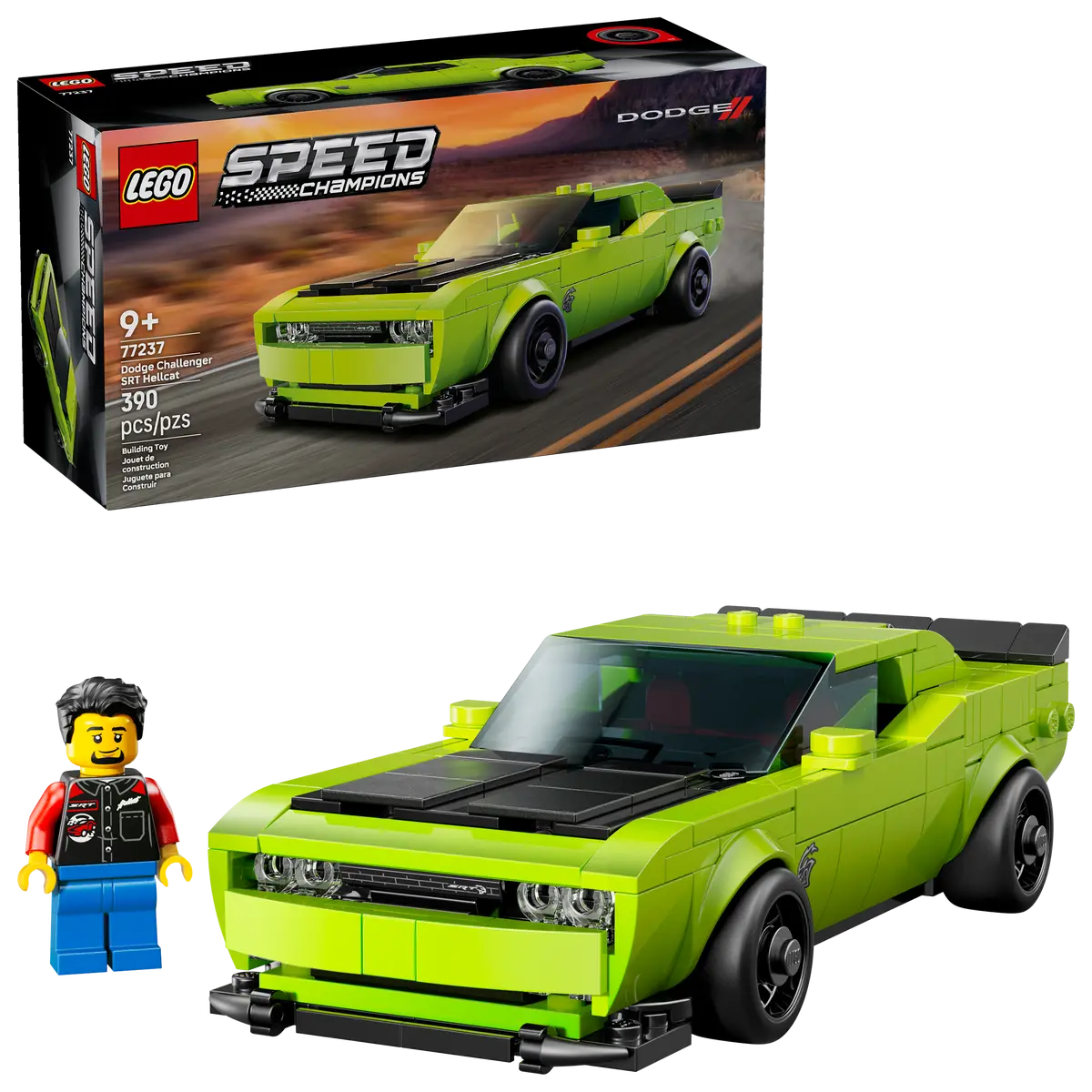 Lego Speed Champions Dodge Challenger SRT Hellcat Sports Car