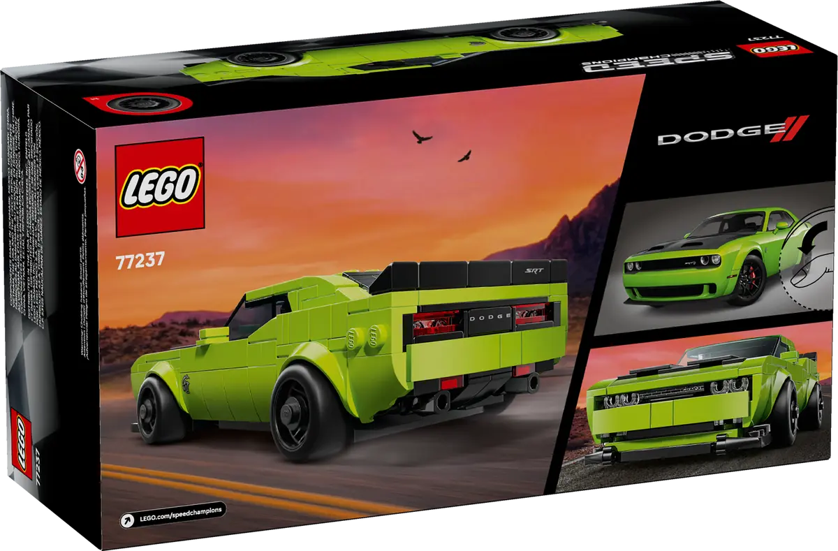 Lego Speed Champions Dodge Challenger SRT Hellcat Sports Car